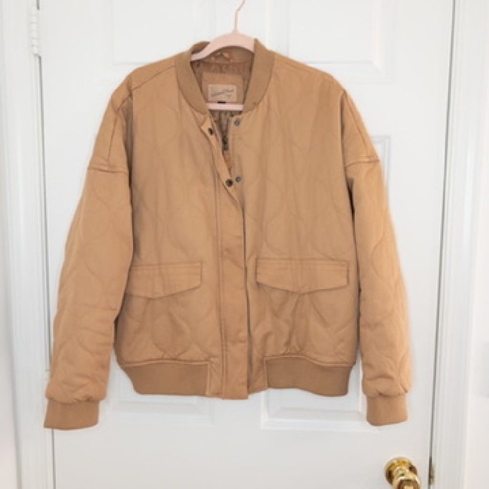 Quilted Bomber Jacket